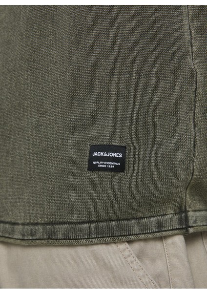 12174001 O Yaka Erkek Koyu Yeşil Kazak indirimleri