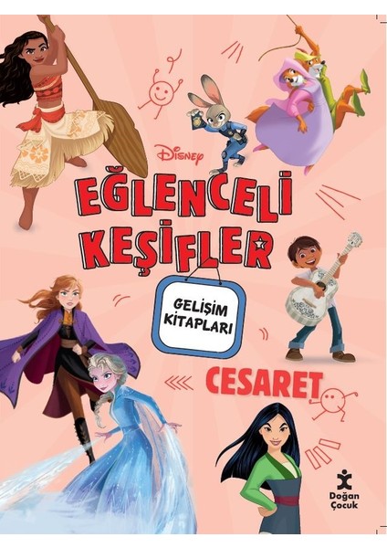 Disney Eğlenceli Keşifler Cesaret Gelişim Kitabı