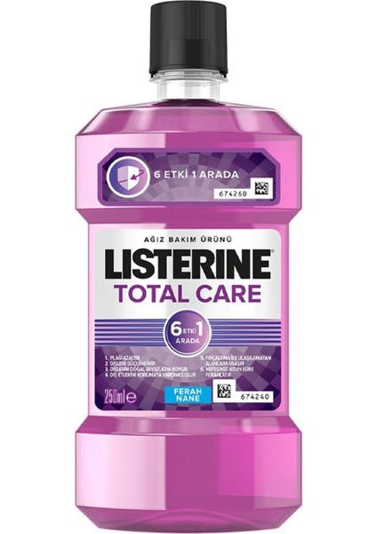 Total Care Ağız Bakım Gargarası Nane 250 ml