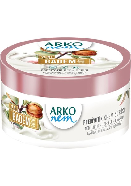 Arko Nem Prebiyotik Badem Sütü Krem 250 ml