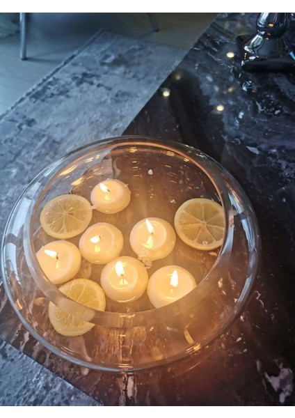 Iv Candles Suda Yüzen 12 Lü Mum