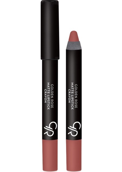 Matte Lipstick Crayon Ruj No:21