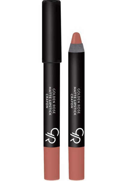 Golden Rose Matte Lipstick Crayon Ruj No:18