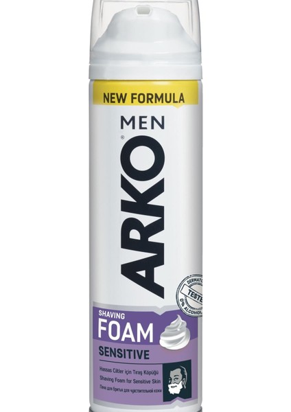 Arko Men Tıraş Köpüğü Sensitive 200 ml