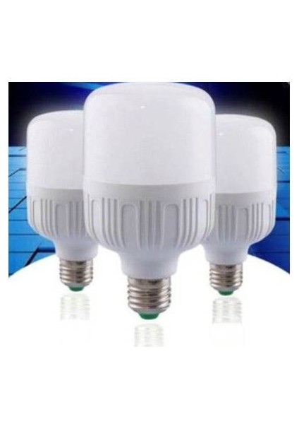 30 Watt Torch Ampul Büyük Boy Beyaz Işık Smd LED Tasarruflu E27 Normal Duy 3 Adet