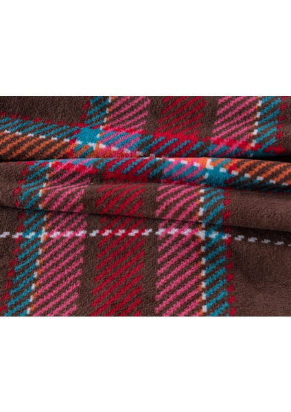 Antonin Çift Kişilik Welsoft Baskılı Battaniye - Kahverengi modelleri