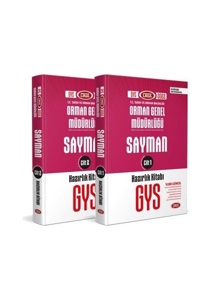 2022 Orman Genel Müdürlüğü Sayman Görevde Yükselme Sınavı Hazırlık Kitabı 1-2