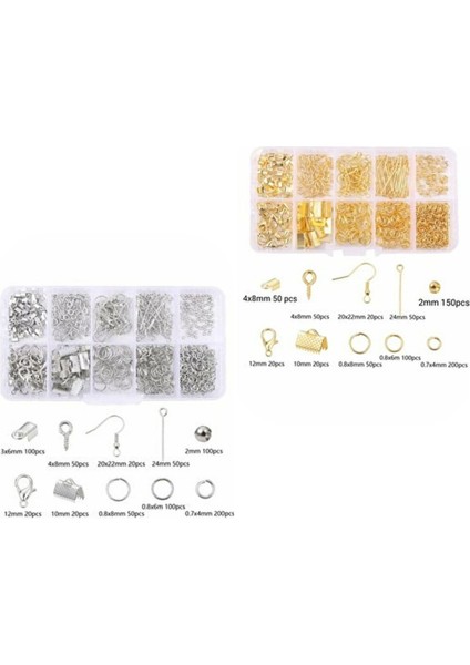 1420 Parça Küpe Kolye Bileklik Yapım Malzemeleri