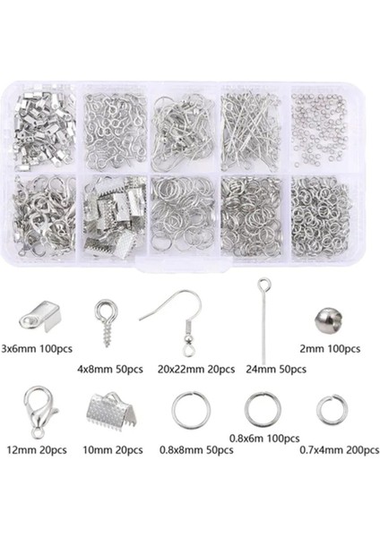 1420 Parça Küpe Kolye Bileklik Yapım Malzemeleri modelleri