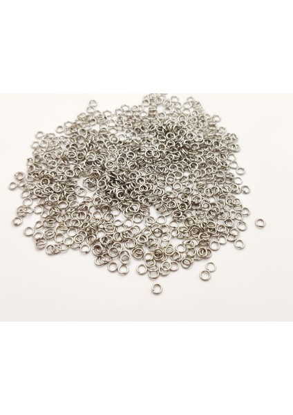 4 mm Gümüş Metal Halka 500 Adet
