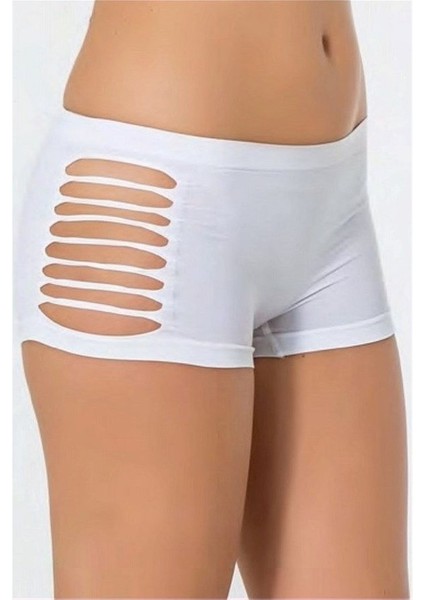 1247 Yırtık Panty Şort