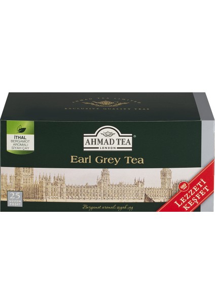 Ahmad Tea Earl Grey 25'li Bardak Poşet Çay