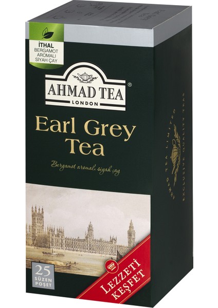 Ahmad Tea Earl Grey 25'li Bardak Poşet Çay