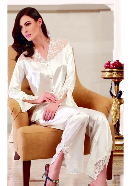 5692 Saten Pijama Takım