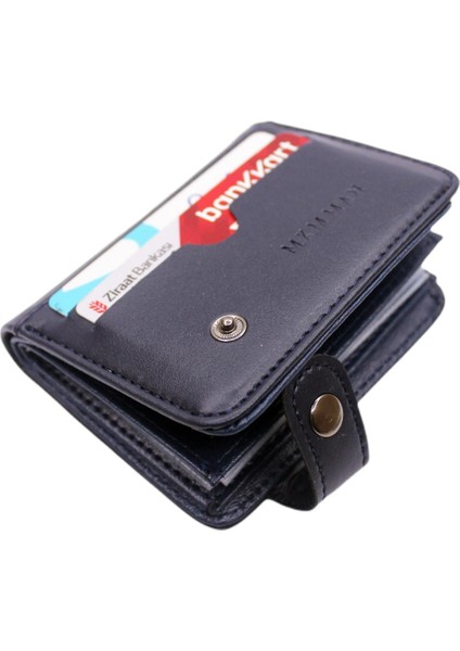 Deri Görünümlü Içi Şeffaf Kartlık & Cüzdan