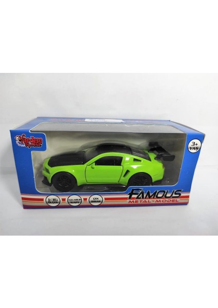 388-B Vardem Mustang Benzeri Yeşil Çek Bırak Araba