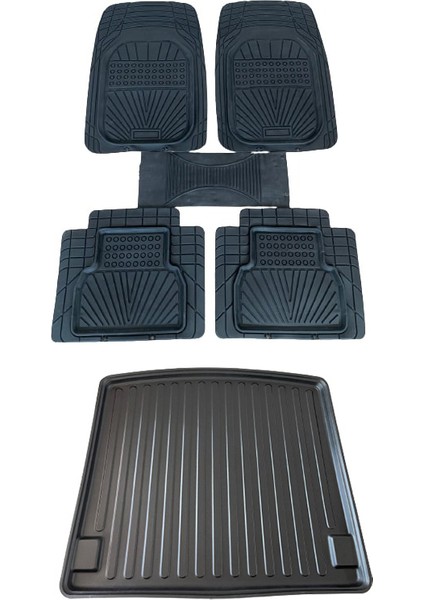 Honda Civic Fd7 Sedan (2012-2016) Marron Siyah Havuzlu Paspas + Elmas Kesim Bagaj Havuzu