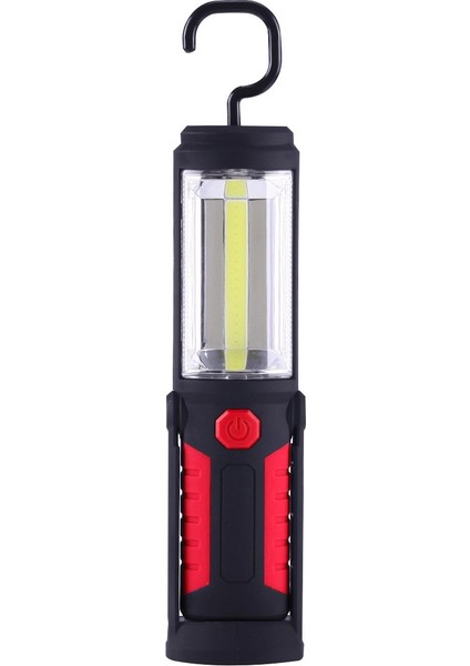 PR5W-1 5 W Cob + 1W F8 IP43 Su Geçirmez Beyaz Işık LED Torch Iş Işığı-Kırmızı