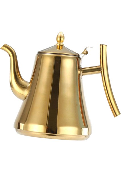 Paslanmaz Çelik Gooseneck Su Isıtıcısı Çaydanlık ve Infüzer Altın Sarısı - 2.0l - 1.5l 1.5l (Yurt Dışından)