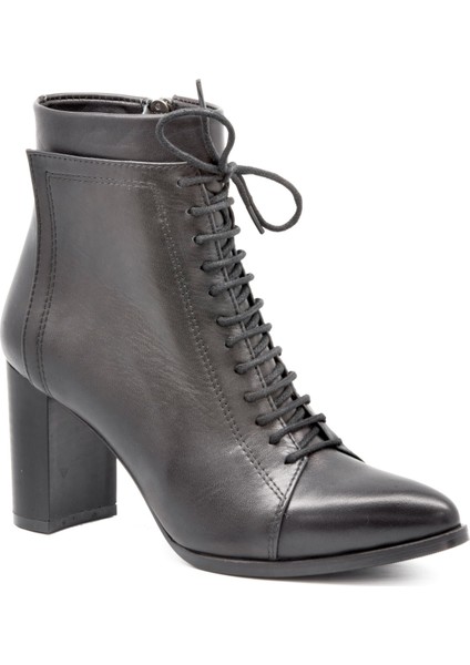 Mrn 5007 Siyah Klasik Kadın Bot Bot