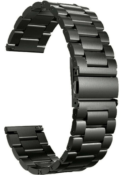 Huawei Watch Gt 3 Active 46MM Kordon Metal Sıralı Kordon Krd 04 Siyah
