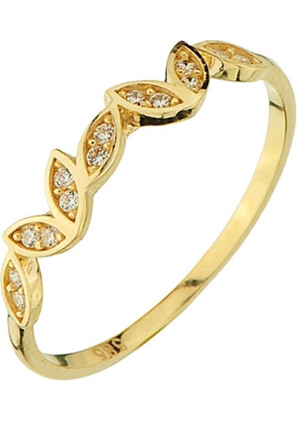 Altın Yapraklı Helen Tacı Yüzük