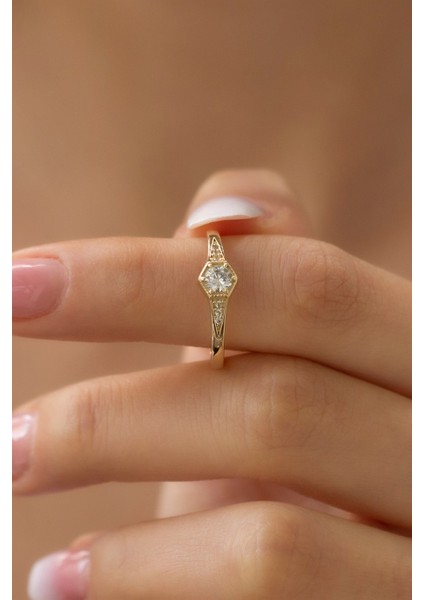 Altın Tek Taş Yüzük fiyatları