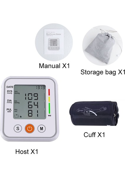 Otomatik Dijital LCD Üst Kol Monitörü (Yurt Dışından)