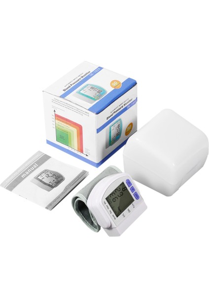 Tıbbi Dijital LCD Otomatik Bilek Kan Basıncı Monitörü (Yurt Dışından)