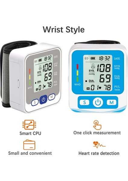 Üst Kol Manşeti Bilek Kan Basıncı Monitörü (Yurt Dışından) modelleri