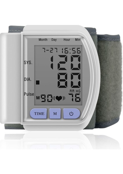 Otomatik Dijital Bilek Kan Basıncı Monitörü LCD Bp Tonometer Bp (Yurt Dışından) fiyatları