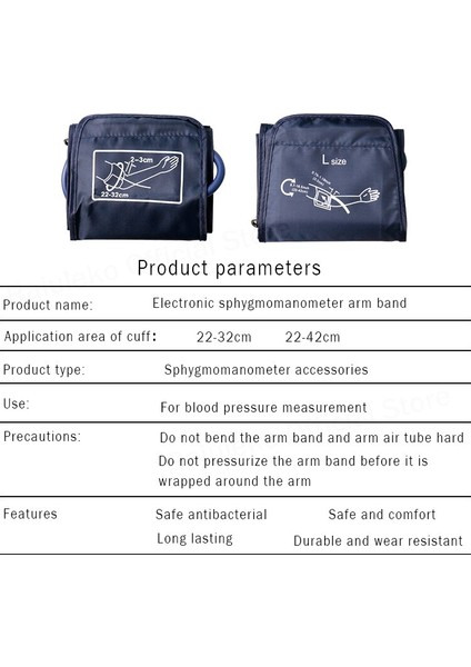 1 Adet 22-32 cm ve 22-48 cm Yetişkin Kol Tek Tüplü Kan (Yurt Dışından) fırsatları