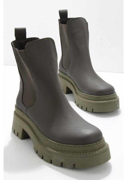 Haki Kadın Bot & Bootie K027030333