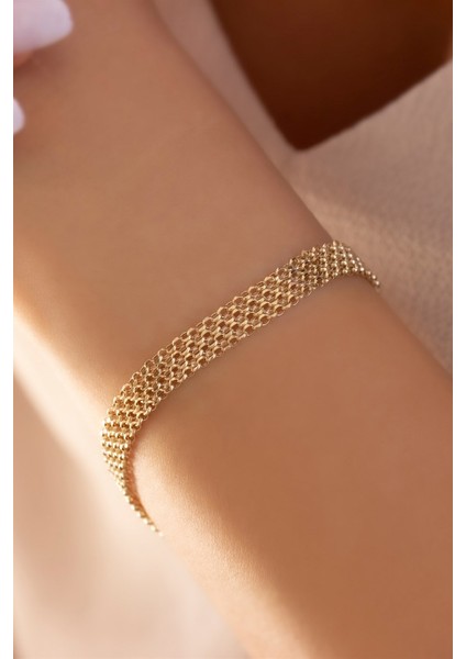 Altın Bismark Zincir Bileklik