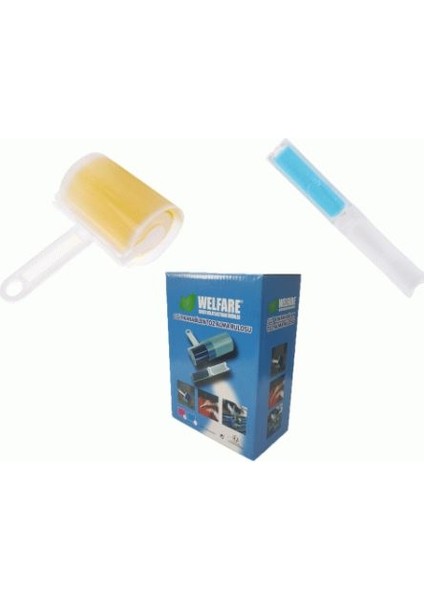 Toz Alma Rulosu Yıkanabilir 2li Set