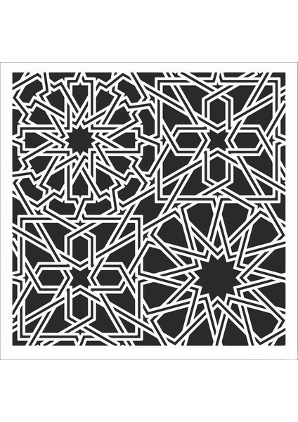 Home Decor Mini Stencıl HDM-154 25X25