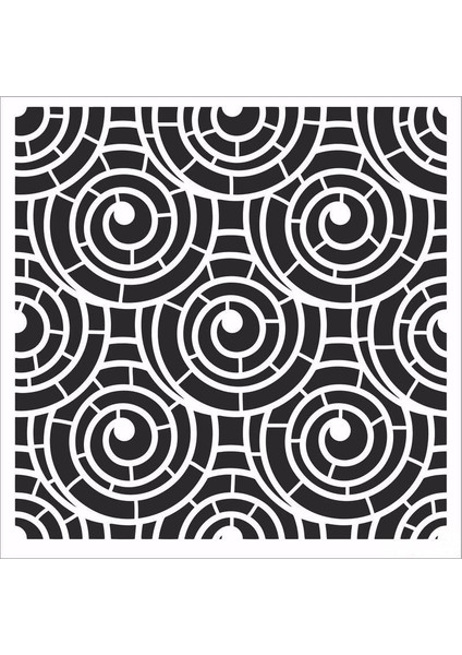 Home Decor Mini Stencıl HDM-172 25X25