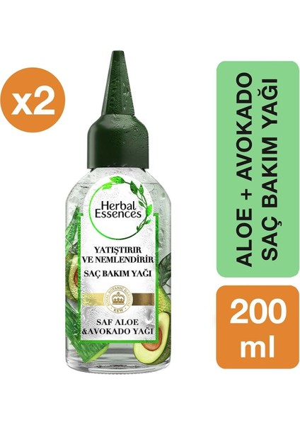 Sülfatsız Aloe ve Avokado Sprey Yağ 100ML x 2 Adet