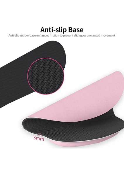 Ergonomik Hafızalı Köpük Klavye Bilek Desteği Mouse (Yurt Dışından)