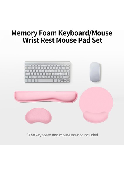 Beauty Life Ergonomik Hafızalı Köpük Klavye Bilek Desteği Mouse (Yurt Dışından)