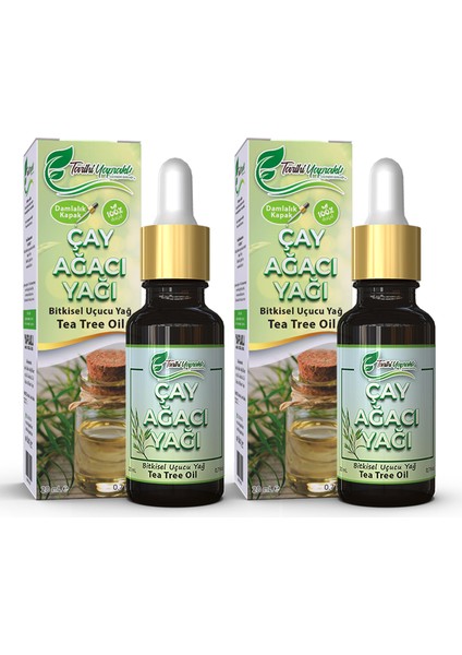 % 100 Saf Çay Ağacı Uçucu Yağı 2 x 20 ml