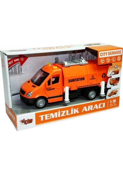 Sürtmeli Sesli Temizlik Aracı Turuncu fiyatları