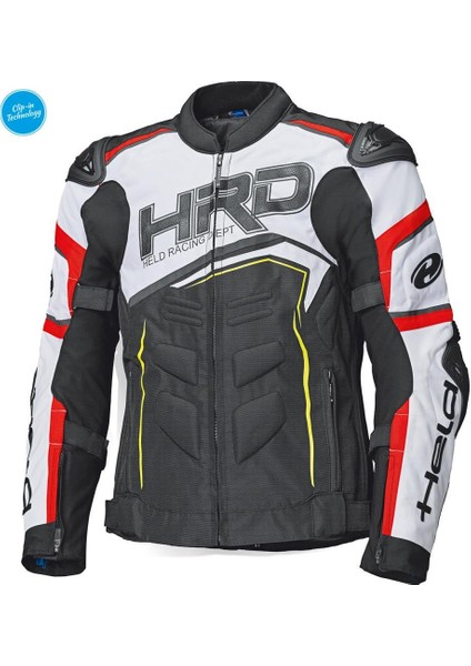 Safer Srx Sport Korumalı Motosiklet Montu (Siyah/beyaz/kırmızı)