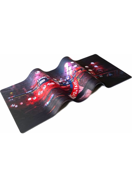 Kırmızı AK47 70X30 cm Xxl Gaming Oyuncu Mousepad Mouse Pad