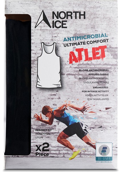 2li Paket Atlet Siyah