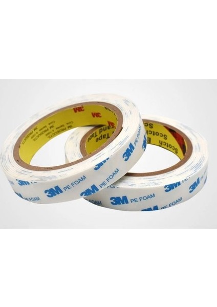 9R110W Çift Taraflı Beyaz Köpük Bant - 38 mm Genişlik - 2 Metre Uzunluk fiyatları