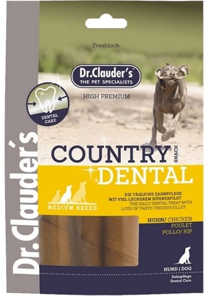Dr.clauders Country Dental Tavuk Etli Köpek Ödül Maması 120 Gram