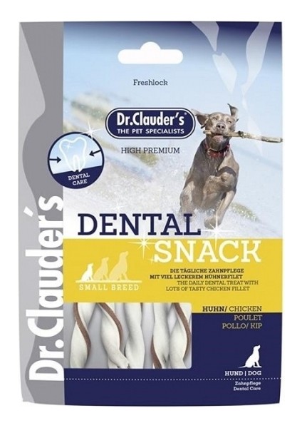 Dr.clauders Dental Snack Tavuklu Diş Sağlığı Köpek Ödülü 80 gr