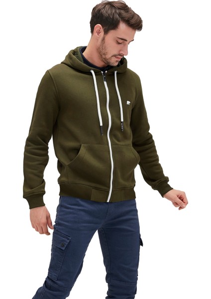 Erkek Full Zip Hoodie Even 210212028-KHK