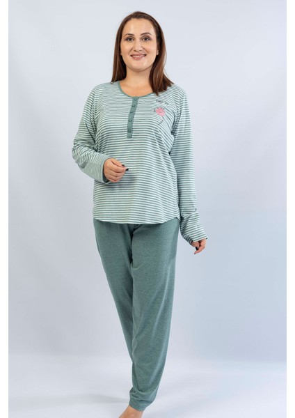 Büyük Beden Uzun Kol Pijama Takım fiyatları